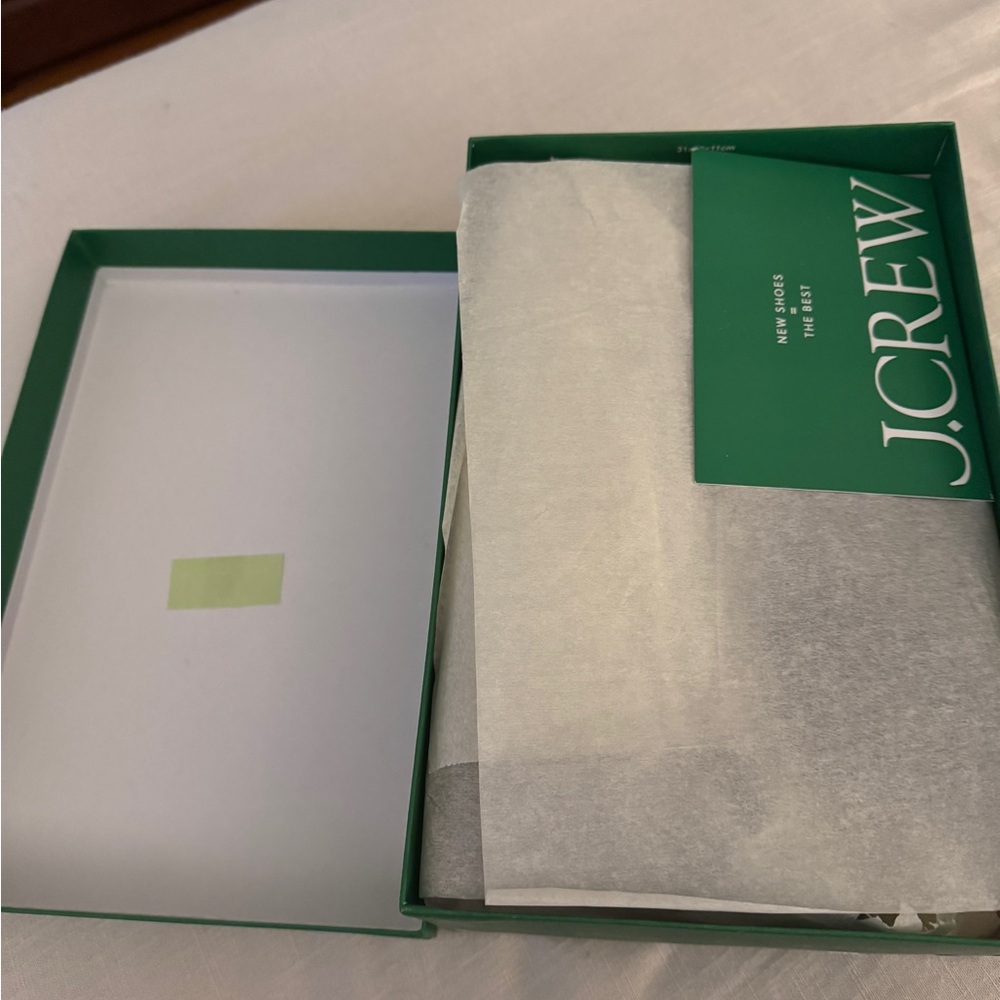 Brand New In Box J.Crew Black Ruched Leather Slip-On Loafers - Picture 6 of 8